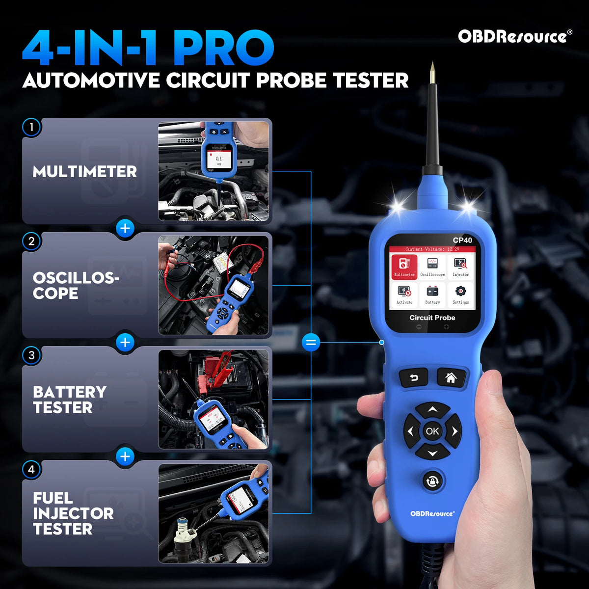 OBDResource CP40 Automotive Power Scan Probe