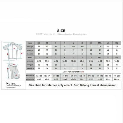 Men's Short Sleeve Cycling Jersey with Full Zip & Rear Pockets for Road & MTB