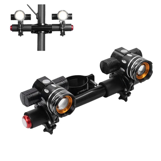 USB Rechargeable LED Headlight for Ninebot ES1 ES2 ES3 ES4 & Max G30 Scooters