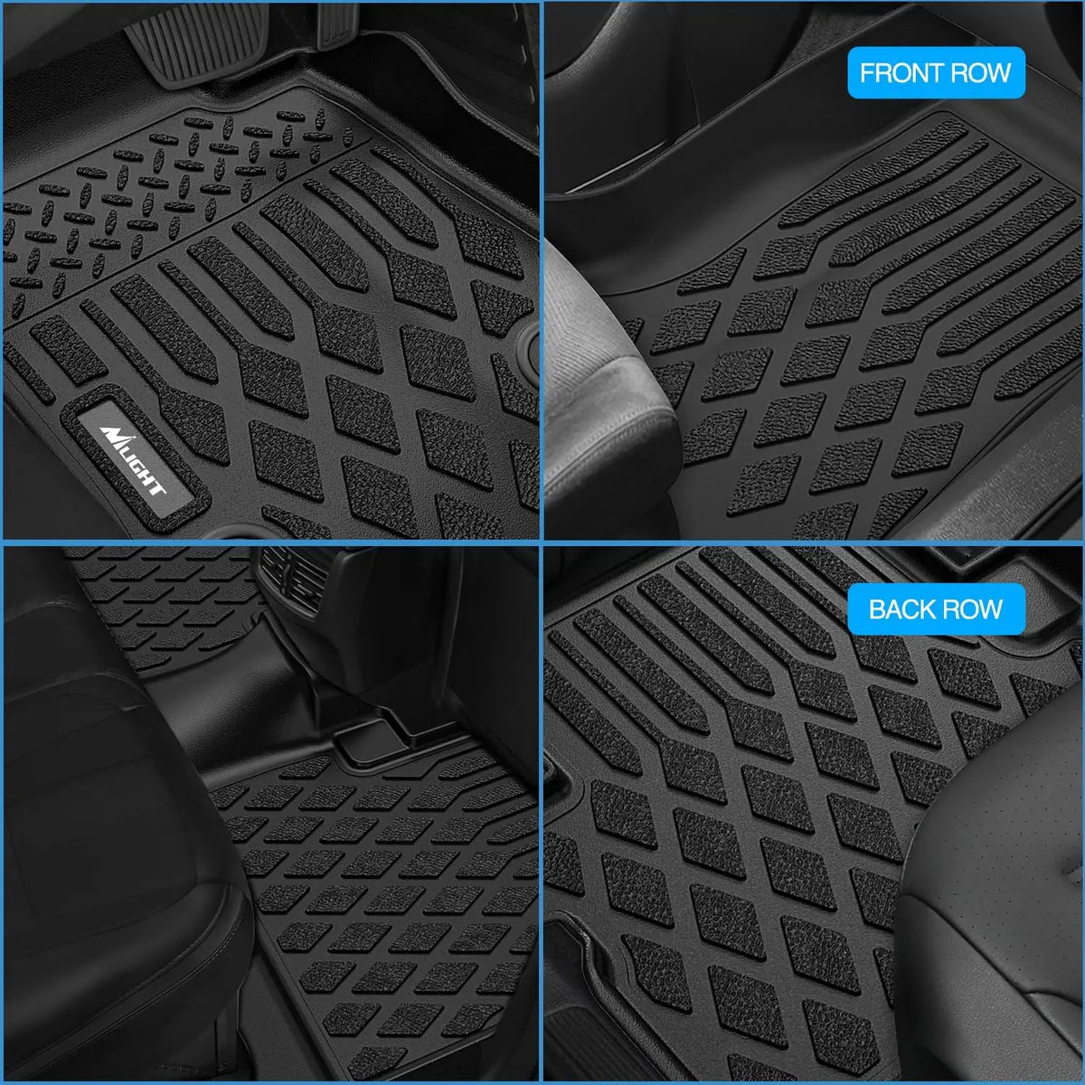Custom-Fit TPE All-Weather Floor Mats for Chevrolet Models