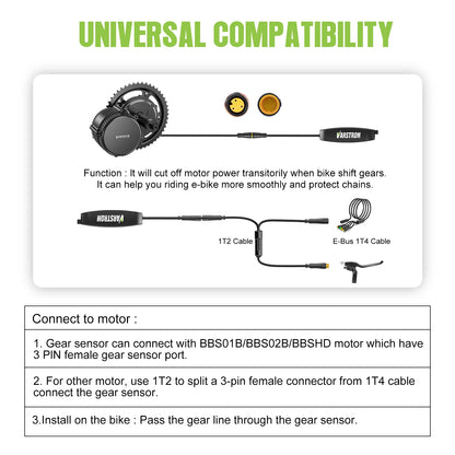 Metal Gear Shift Sensor for Bafang Mid-Drive Motors