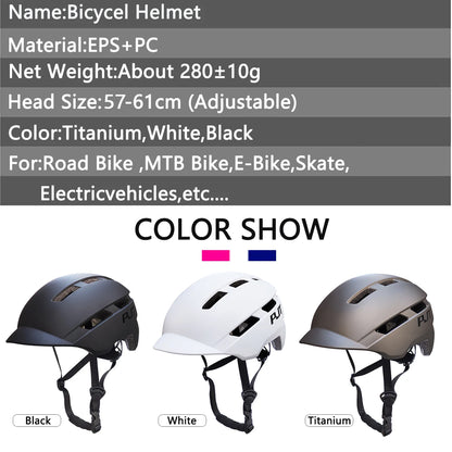 PJT Fahrradhelm mit wiederaufladbarem Rücklicht