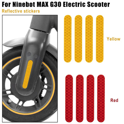 Segway Ninebot MAX G2/G65/G30/G30D Reflektierende wasserdichte Sicherheitsaufkleber