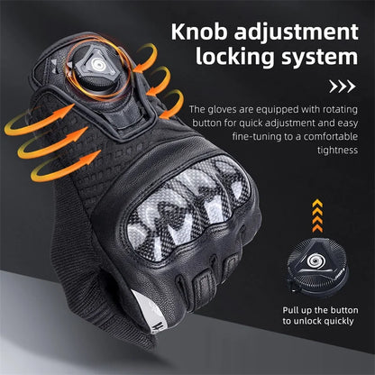 WEST BIKING Leder-Fahrradhandschuhe
