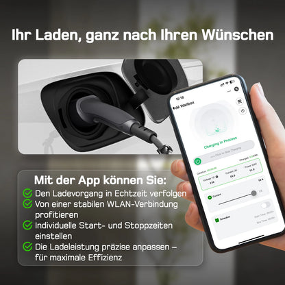 11kW 3-Phase Type 2 Portable EV Charger with Smart App