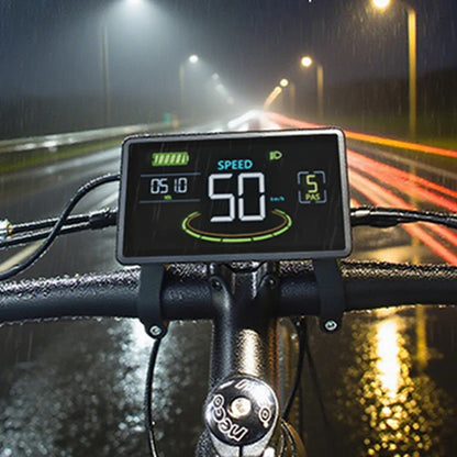 MCEZDY UART2 E-Bike Display & Fahrradcomputer 24V 36V 48V 60V LCD-Kilometerzähler