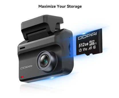 DDPAI Z50 Pro 4K Dash Cam with GPS, ADAS & 3-Inch IPS Screen