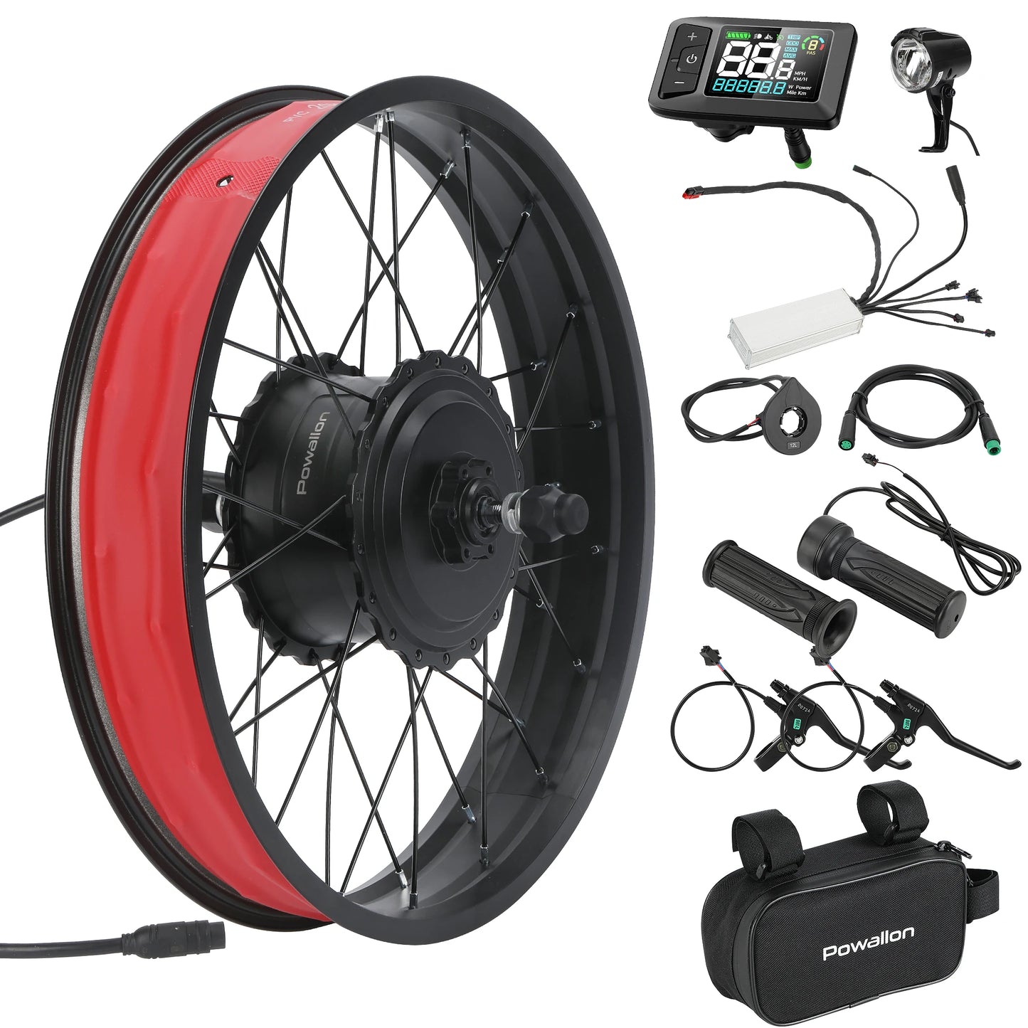 Fat-Tire-750W-E-Bike Umrüstsatz - 20"/26"