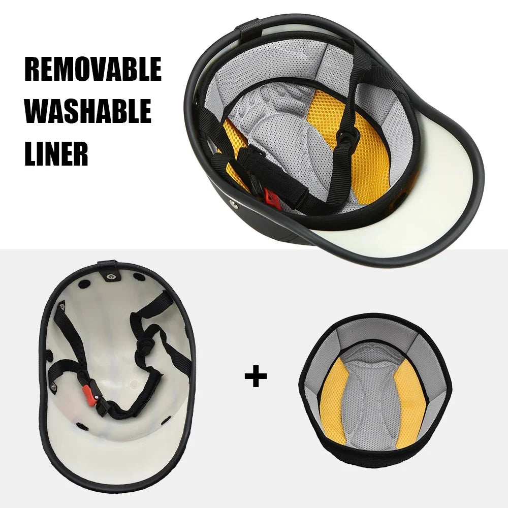 2-in-1 ABS Bicycle & Scooter Safety Helmet with Baseball Cap Design