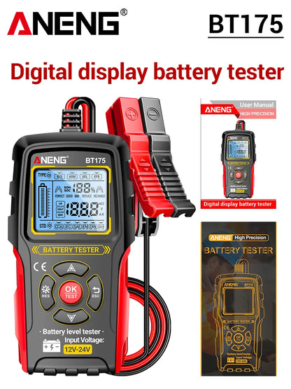 ANENG BT175 Vehicle Battery Analyzer 8–36V