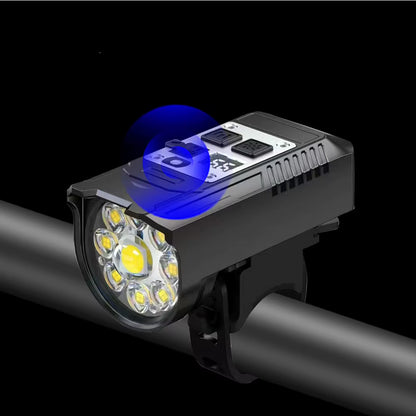 9LED Rechargeable Bike Light with Intelligent Sensor