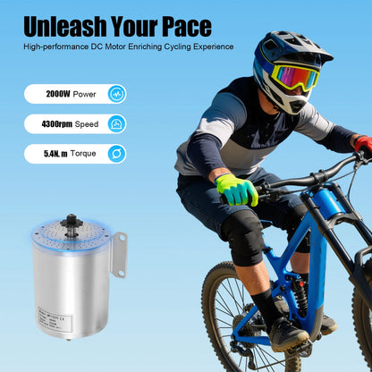 48V 2000W bürstenloser Getriebe-E-Bike-Umbausatz