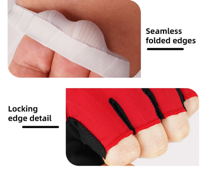 Cycling Half Finger Gloves with Extended Wrist Support