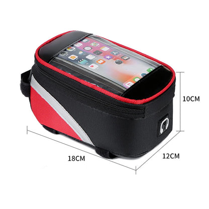 1L Bicycle Top Tube Phone Holder Frame Bag