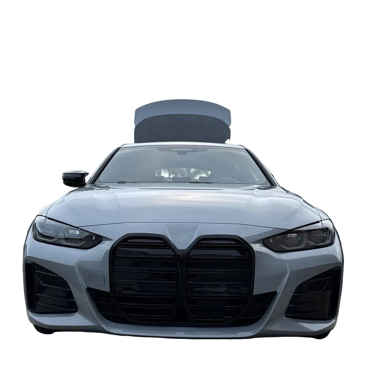 Grille Magickit pour BMW Série 4 G26 i4 Gran Coupe eDrive35 40 M50 2022 2023 2024, grille d'admission d'air supérieure de pare-chocs avant, noir brillant