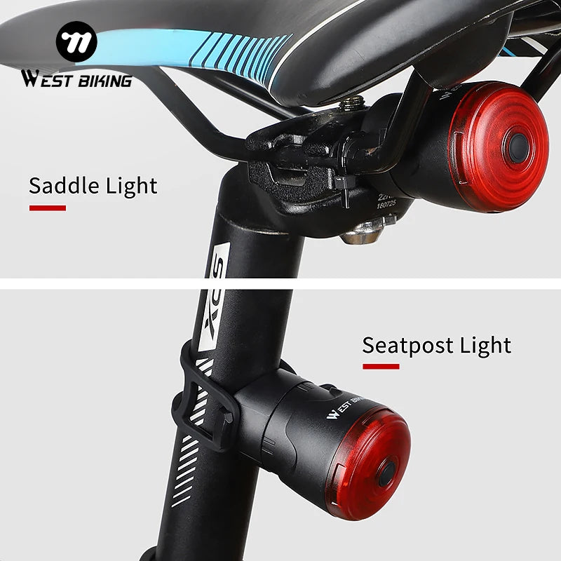 WEST BIKING 6 Modi Smartes Bremslicht