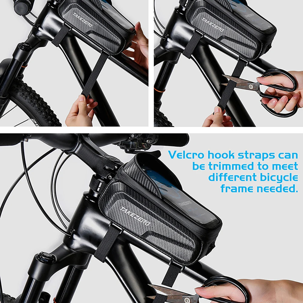 1L Bicycle Top Tube Phone Holder Frame Bag
