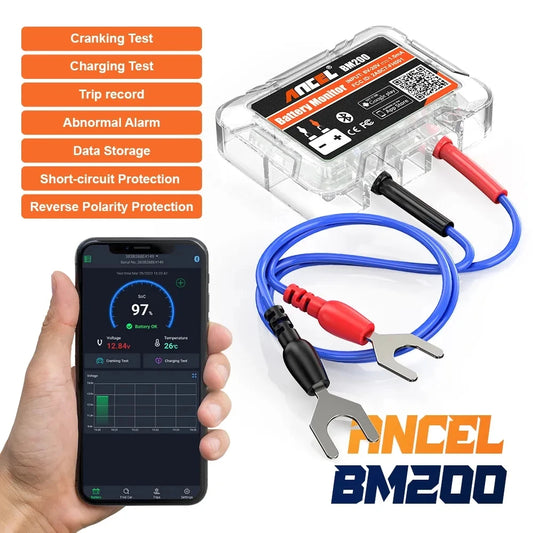 ANCEL BM200 12V Wireless Battery Monitor