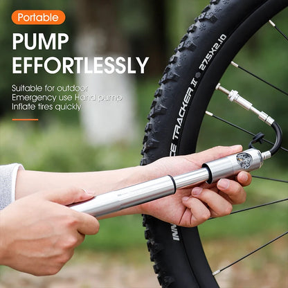 WEST BIKING 160PSI Fahrradpumpe mit Manometer