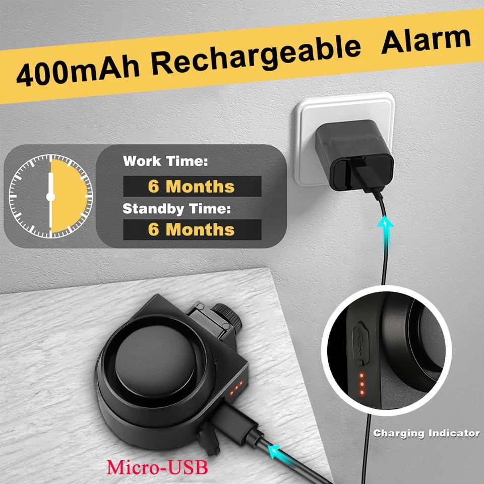 Wireless Bike Alarm – 115dB Waterproof Security Alarm with Remote Control