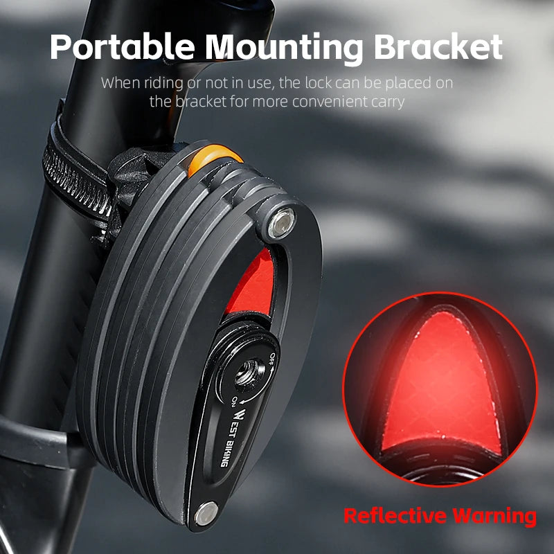 WEST BIKING Anti-Theft Bike & Electric Scooter Lock