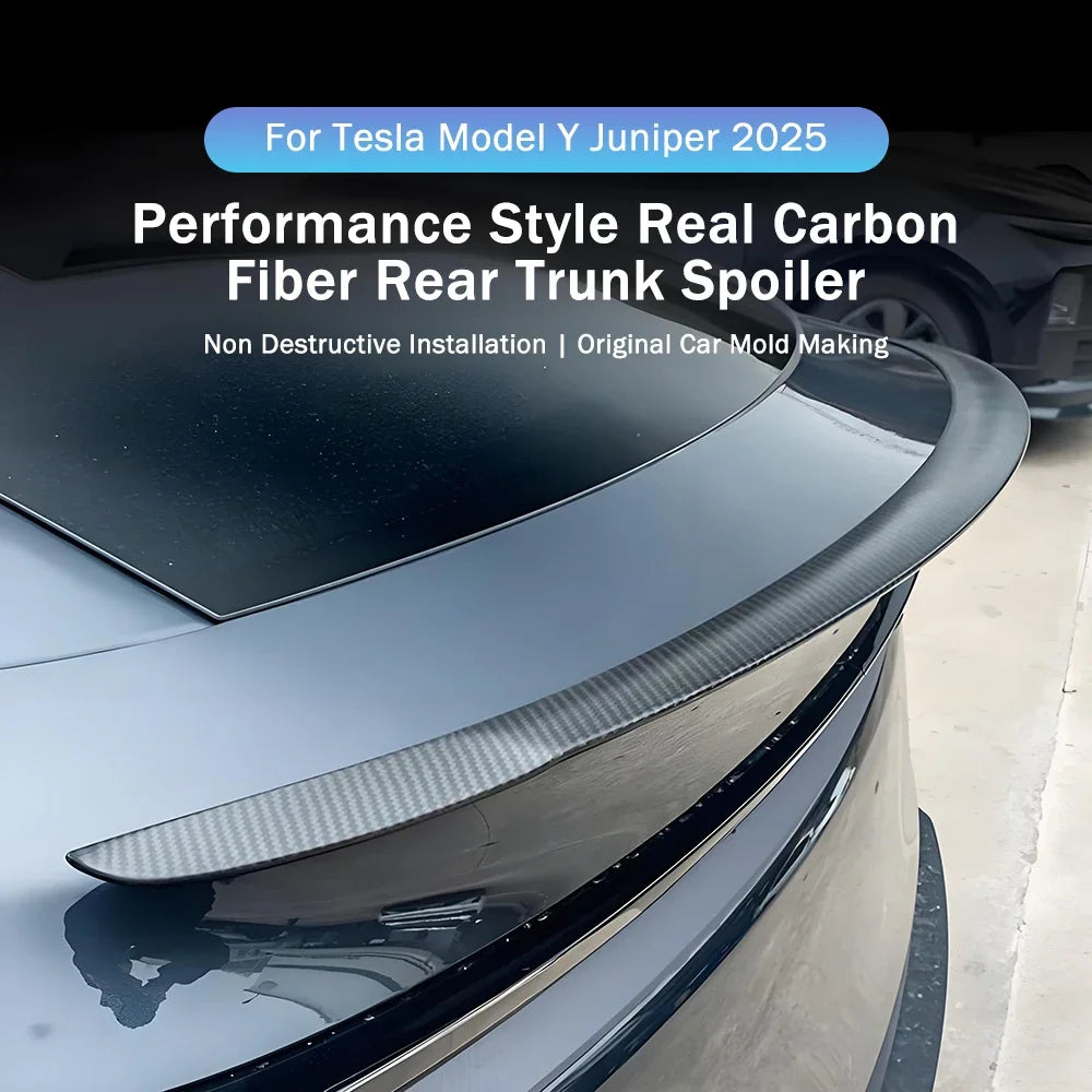 Tesla Model Y Juniper 2025 Performance Heckspoiler aus echtem Carbon