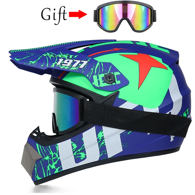 ORZ-905 Off-Road-Motorradhelm, Fahrrad-Geschwindigkeitsabfall, DH-Integralhelm, Rallye-Offroad-Helm