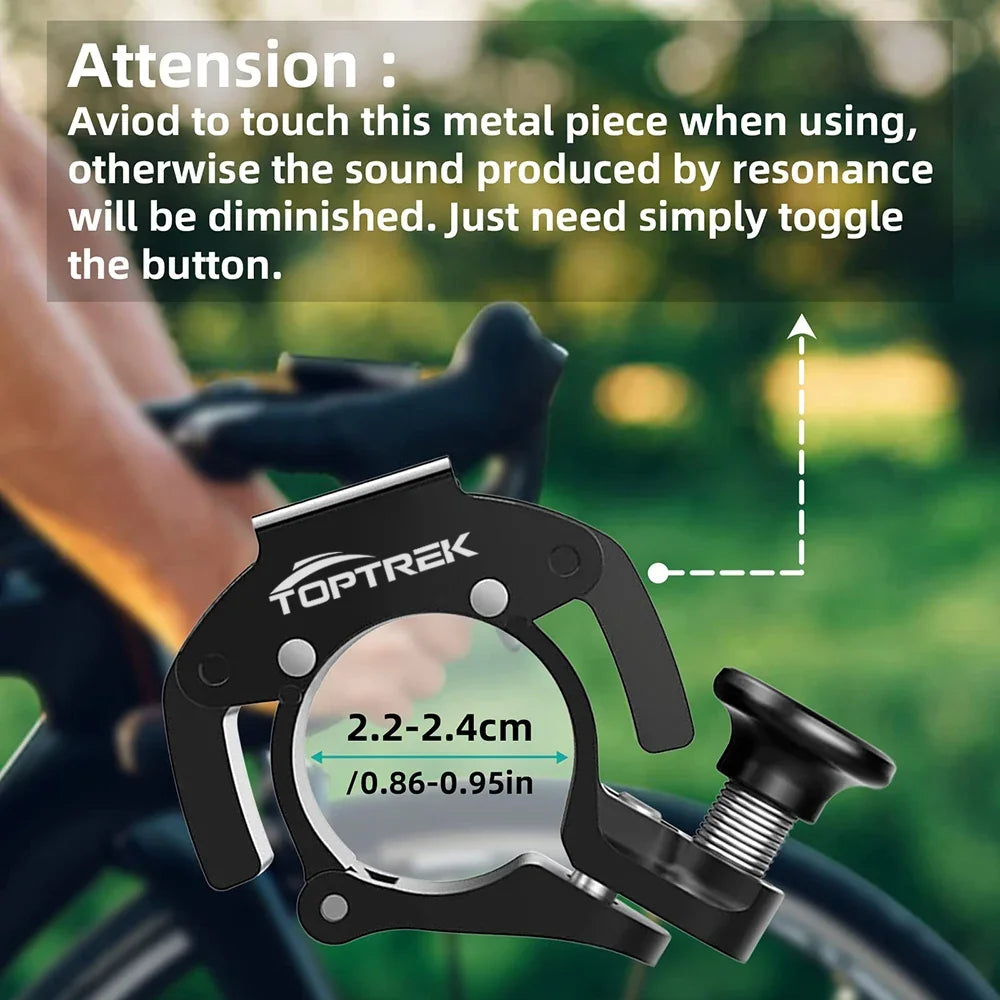 Stainless Steel Hidden Bicycle Bell 90-100dB for MTB & Road Bikes