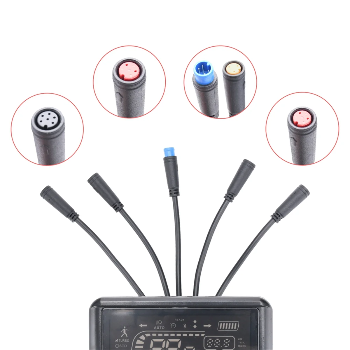 Electric Scooter Display Control Panel with Speed & Power Indicators