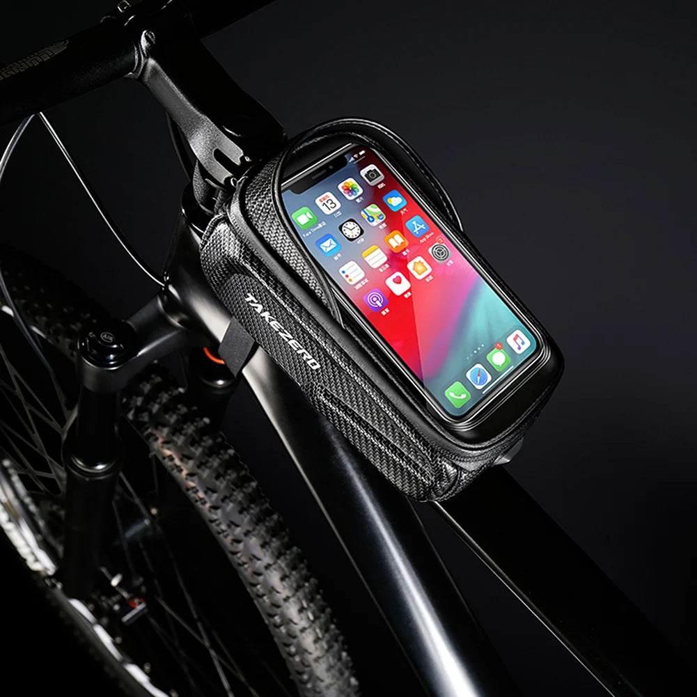 1L Bicycle Top Tube Phone Holder Frame Bag