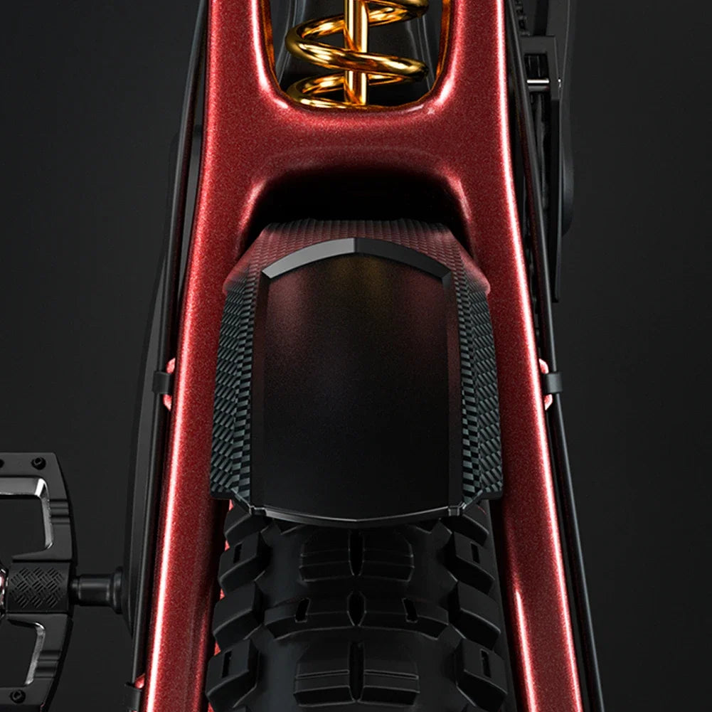2pcs Hard Shell Front/Rear Tire Carbon Fiber Mudguard