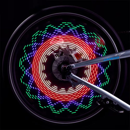 32 LED Bicycle Wheel Spoke Light – Colourful Waterproof Safety Flash Light
