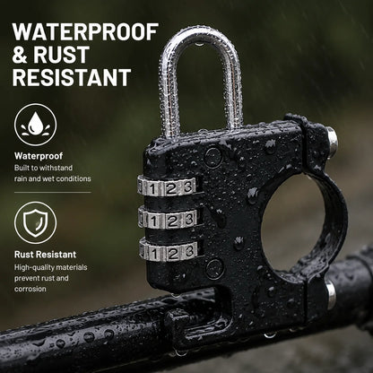 Electric Bike Anti-Theft Helmet Lock with Hook