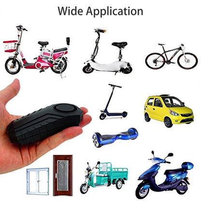 Wireless Waterproof Bike Vibration Alarm with Remote Control