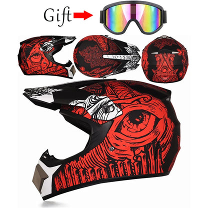 ORZ-905 Off-Road-Motorradhelm, Fahrrad-Geschwindigkeitsabfall, DH-Integralhelm, Rallye-Offroad-Helm