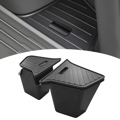 Tesla Model Y Juniper 2025-2026 TPE Trunk Side Storage Bins 3-Piece Set