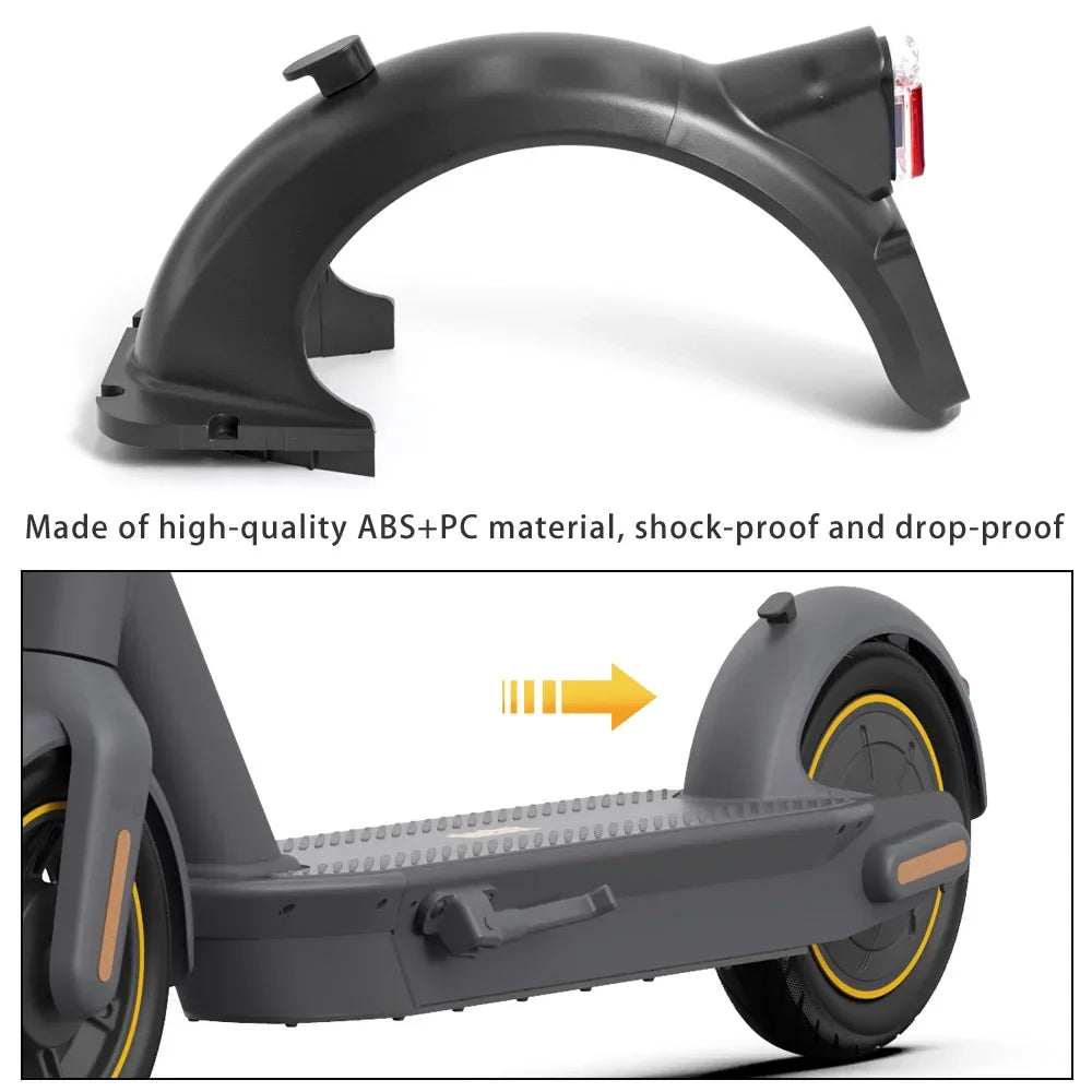 Segway Ninebot MAX G30/G30D Electric Scooter Rear Fender Mudguard with Taillight