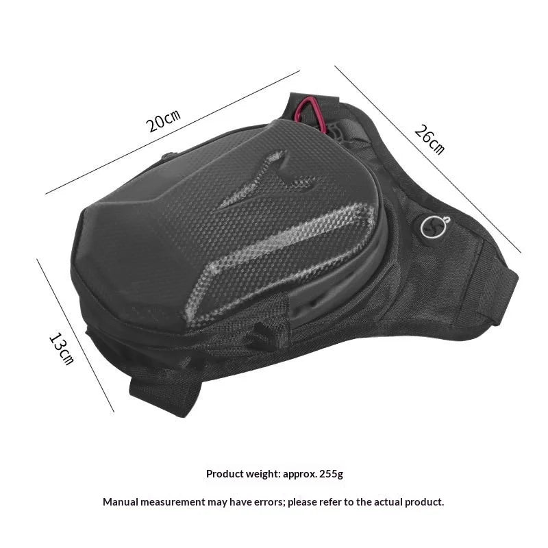 HOMEFISH Motorrad-Beinseitentasche