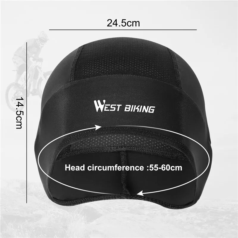 WEST BIKING Sommer-Fahrrad-Totenkopfmütze