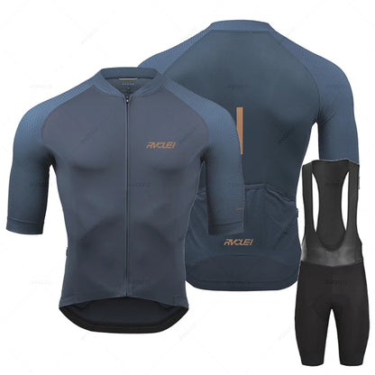 2025 Rvouei Pro Team Fahrradbekleidung Herren Neues Rennrad-Outfit Renntrikot Atmungsaktives Radsport-Trikot-Set Ropa Ciclismo Maillot