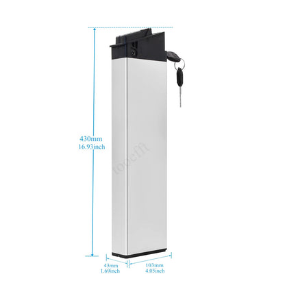 Tooefft DCH-006 E-Bike-Akku 48V - 10,4Ah/12,8Ah/13,6Ah/14Ah