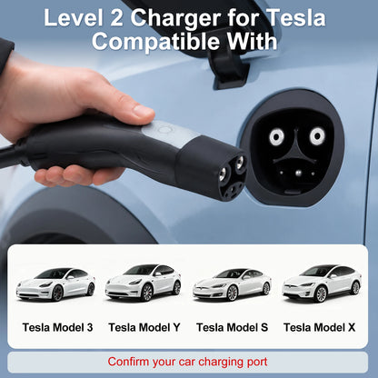 DREAMDASH 32A Level 2 Portable Tesla EV Charger