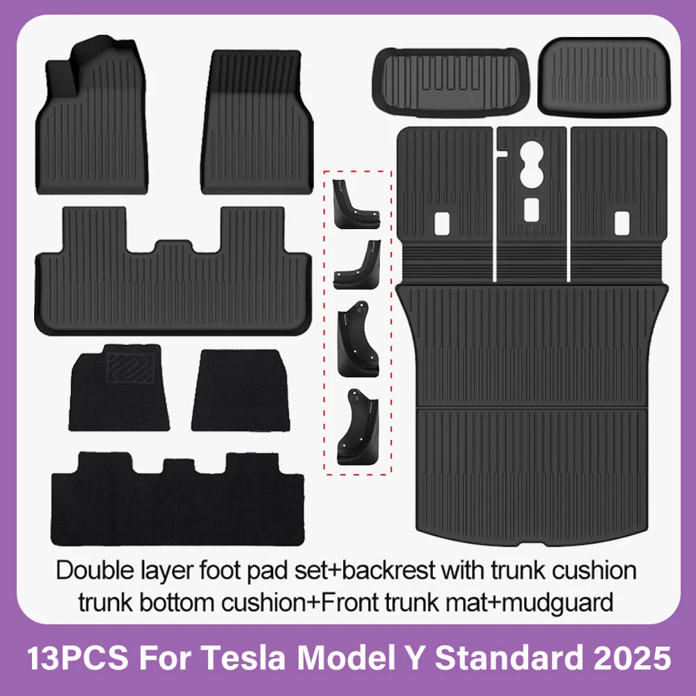 Tesla Model Y Juniper TPE Floor Mats