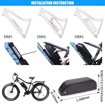 Bafang Mittelmotor 750W E-Bike Umbausatz