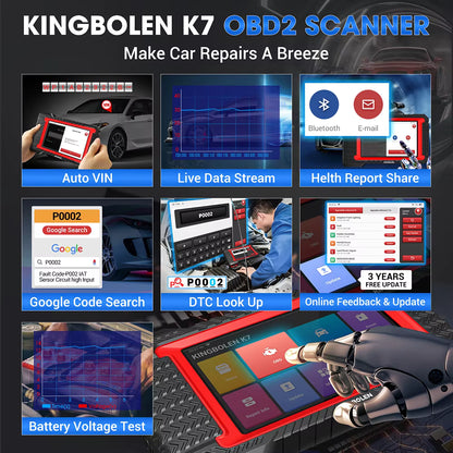 KINGBOLEN K7 All-System Automotive Diagnostic Tool