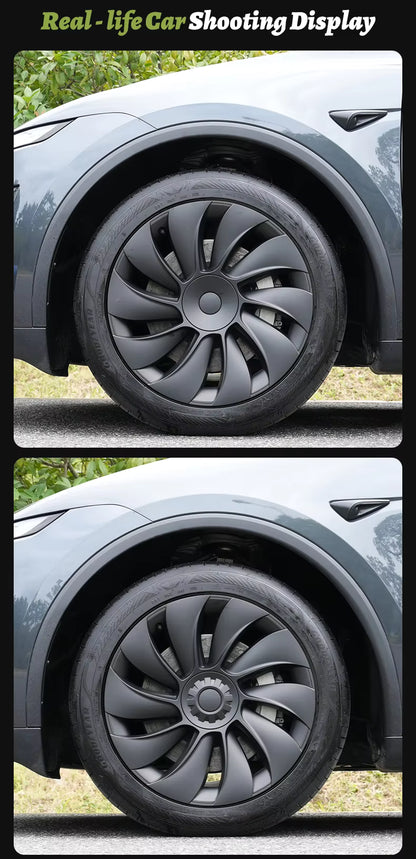 Tesla Model Y Juniper 19-Inch Smooth Style Hub Caps 2025–2026