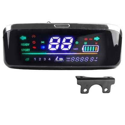 Electric Bike LCD Display Screen 48V–72V with 6-Pin Connector