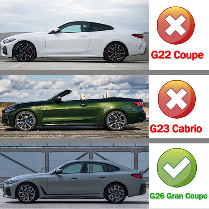 BMW 4 Series Gran Coupe / i4 G26 M4-Style Gloss Black Rear Spoiler