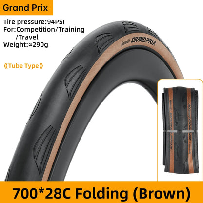 Continental Grand Prix Road Bike Tyre 700 x 25C–32C Folding Clincher