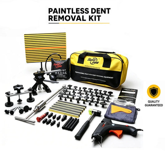 Kit de débosselage sans peinture avec barre en T et marteau à inertie